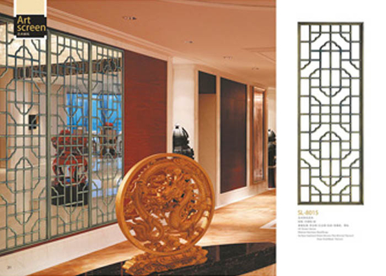 Chiny Lekkie dekoracyjne panele metalowe do oddzielnych / upiększających / współrzędnych przestrzeni dostawca