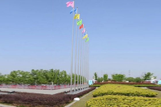 Chiny Wysoki spektakularny w mielonej maszcie flagowym, zmienna średnica flagi ciężkiej dostawca