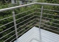 Odporność na korozję Balustrady balkonowe ze stali nierdzewnej o różnych procesach polerowania dostawca