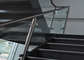 Indywidualnie zaprojektowane szklane balustrady schodowe, estetyczne balustrady szklane ze stali nierdzewnej dostawca