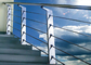 Srebrne balustrady ze stali nierdzewnej dla ochrony Bezpieczeństwo osobiste Zatwierdzone przez GB dostawca