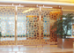 Nowoczesne złote panele ekranowe, ekologiczne panele dekoracyjne z blachy dostawca