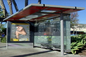 Prosty piękny przenośny przystanek autobusowy Schroniska Łatwa zmiana grafiki / reklam Plakaty dostawca