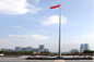 Biegun flagowy ze stali nierdzewnej o wysokiej precyzji z technologią korony kulowej 360 stopni z wiatrem dostawca
