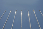 Biegun flagowy ze stali nierdzewnej o wysokiej precyzji z technologią korony kulowej 360 stopni z wiatrem dostawca